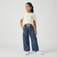Girls Cotton Denim Palazzo