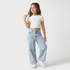 Girls Cotton Embellished Fashion Denim