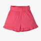 Girls Relaxed Fit Solid Mid Rise Shorts