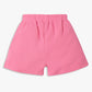 Girls Boxy Fit Short Length Solid Mid Rise Shorts