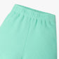 Girls Boxy Fit Short Length Solid Mid Rise Shorts