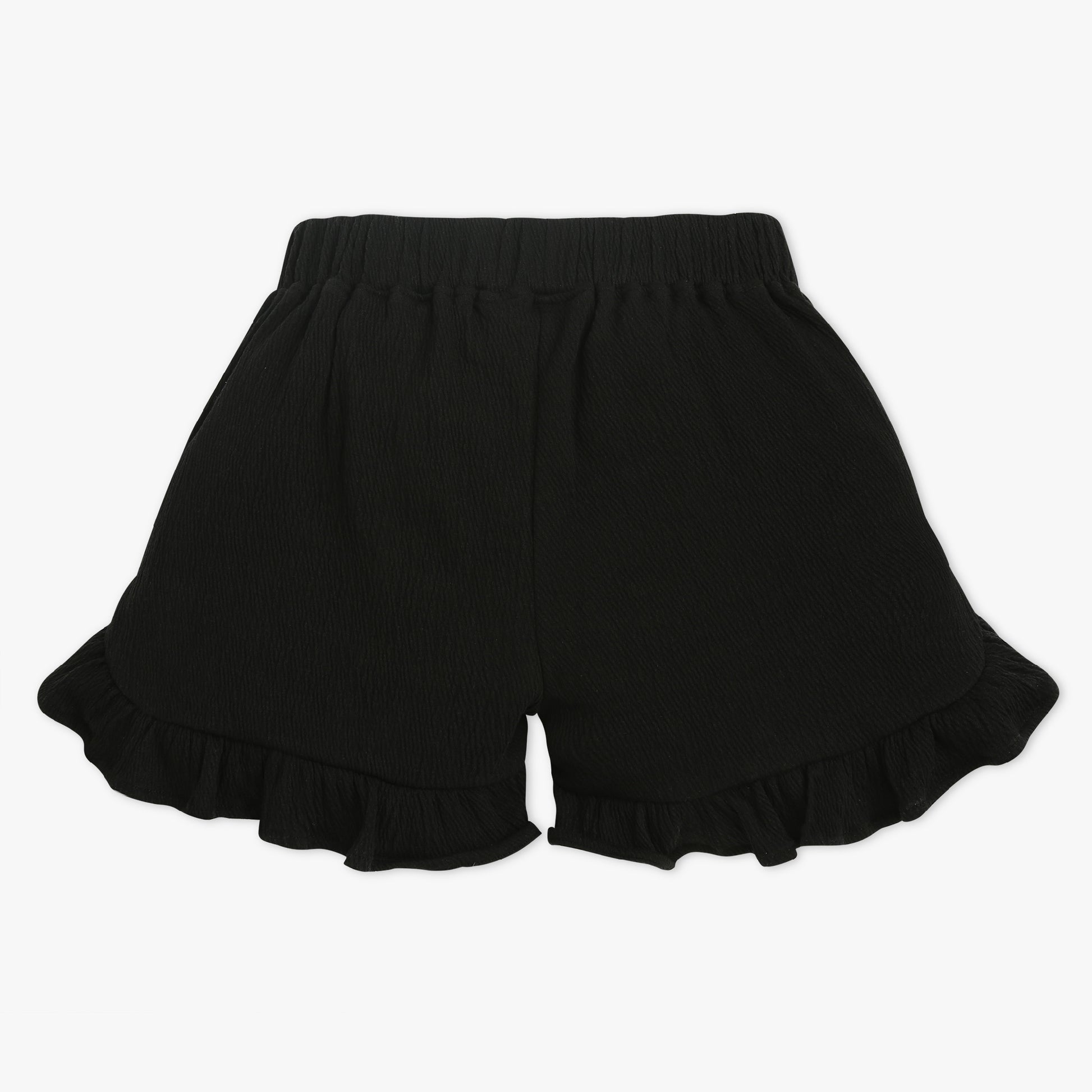 Girls Solid Short Length Shorts