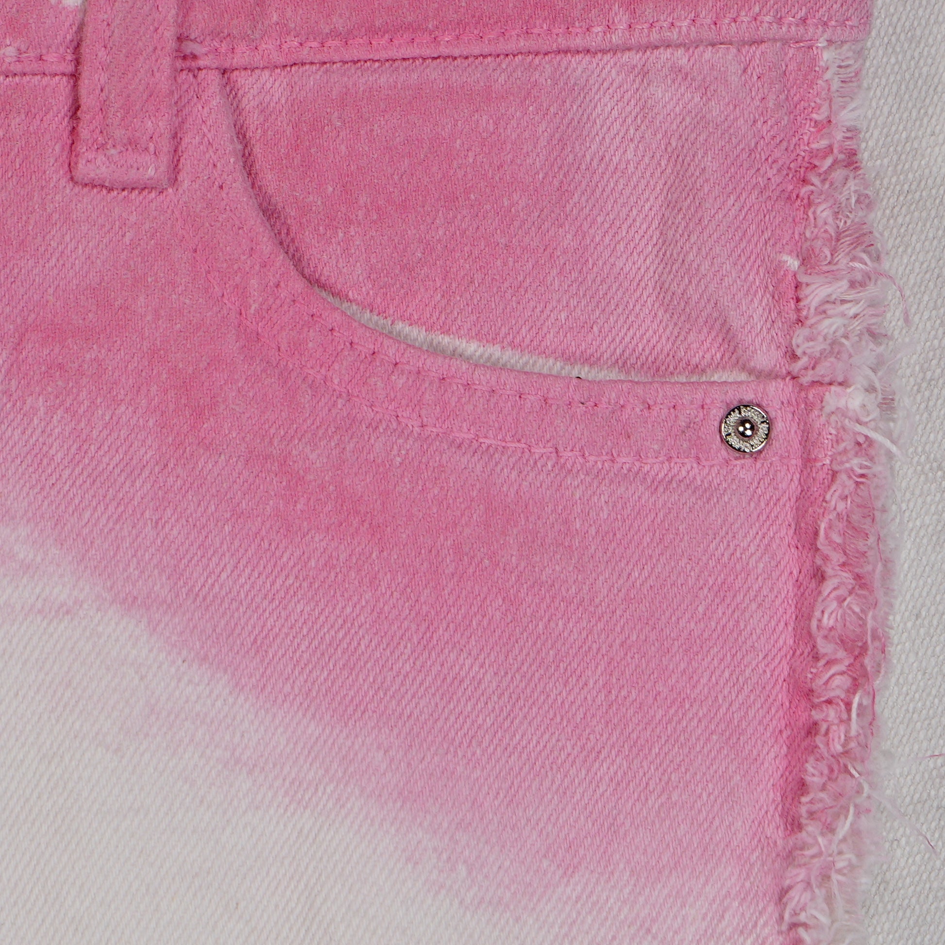 Girls Colored Denim Shorts