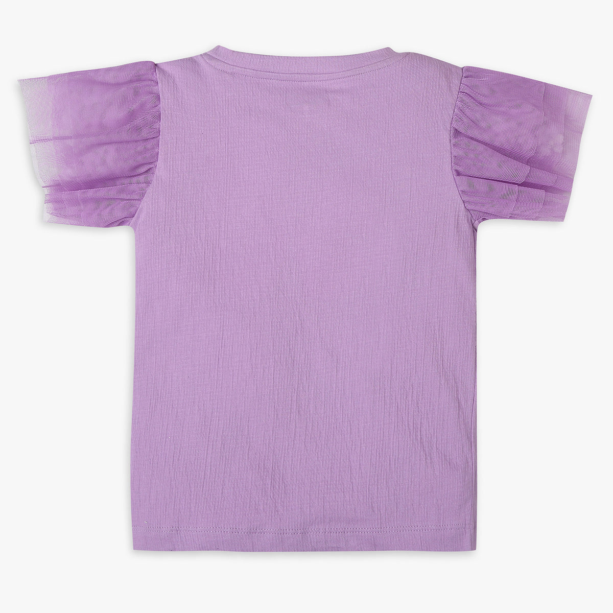 Girls Regular Fit Solid T-Shirt