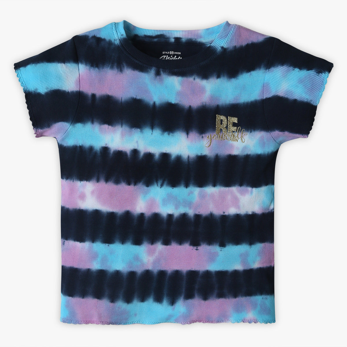 Girls Regular Fit Tie - Dye T-Shirt