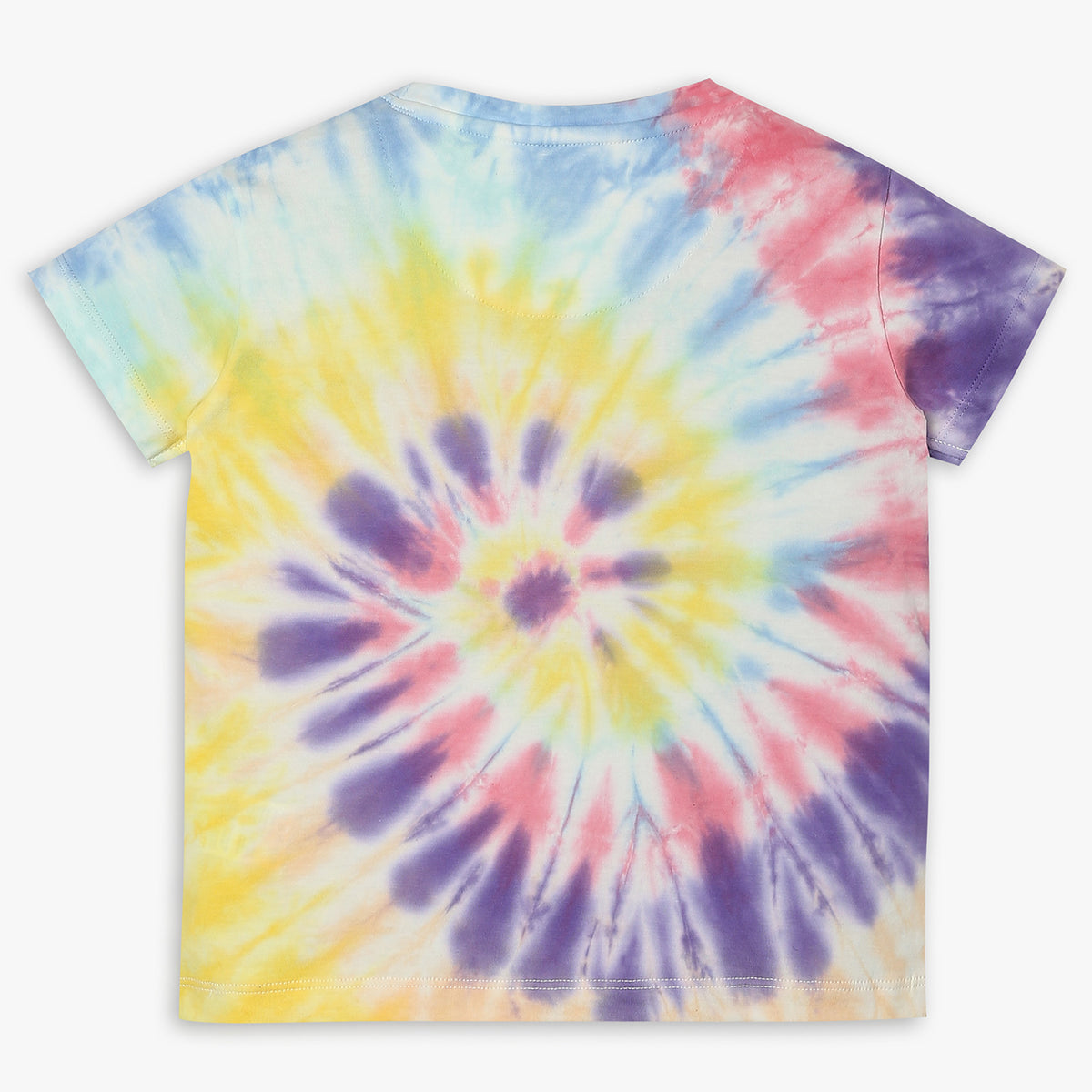 Girls Regular Fit Tie - Dye T-Shirt