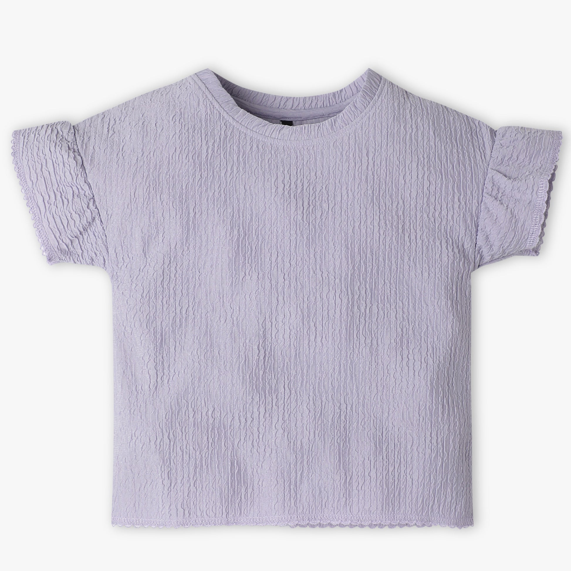 Girls Boxy Fit Crew Neck T-Shirt