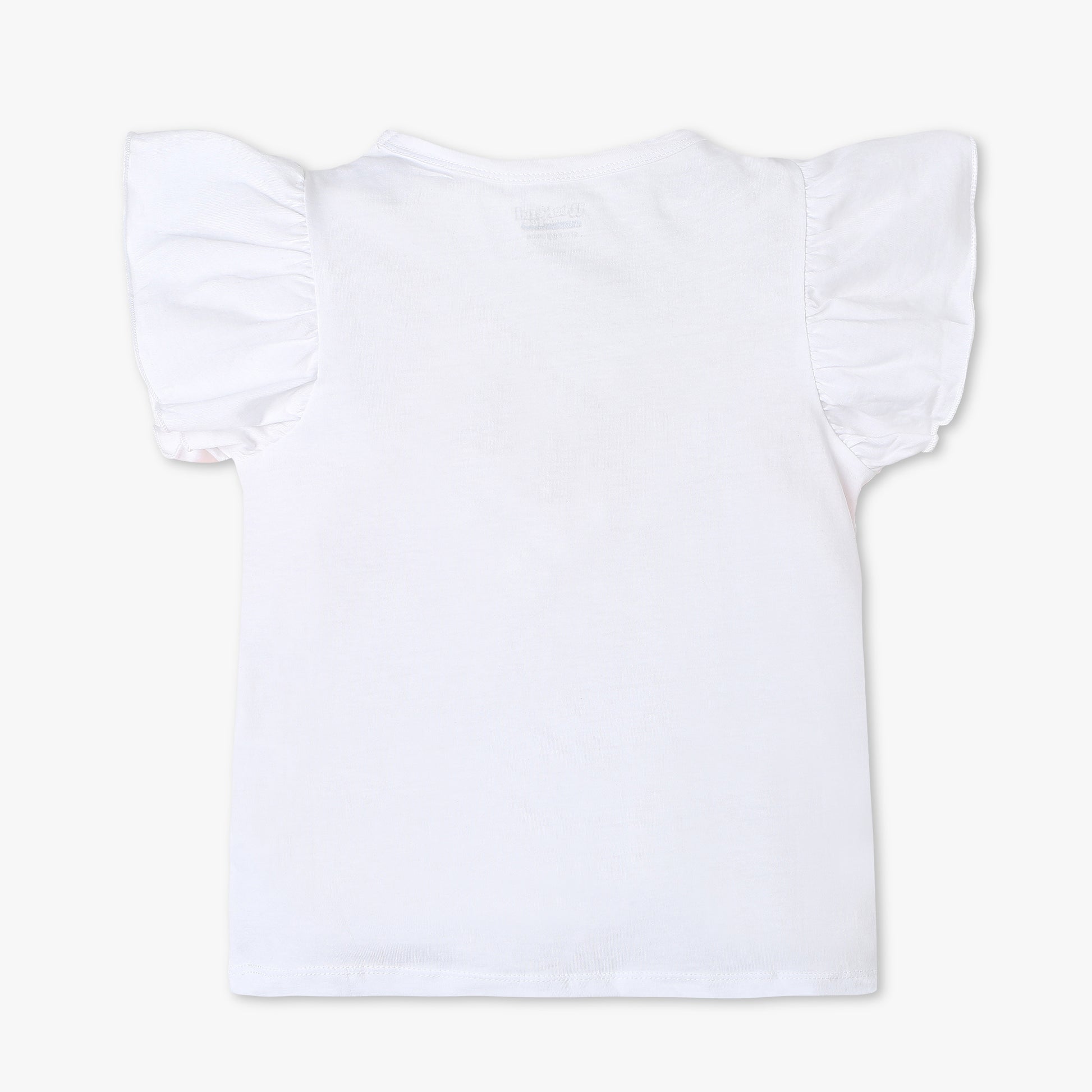 Girls Regular Fit Solid T-Shirt