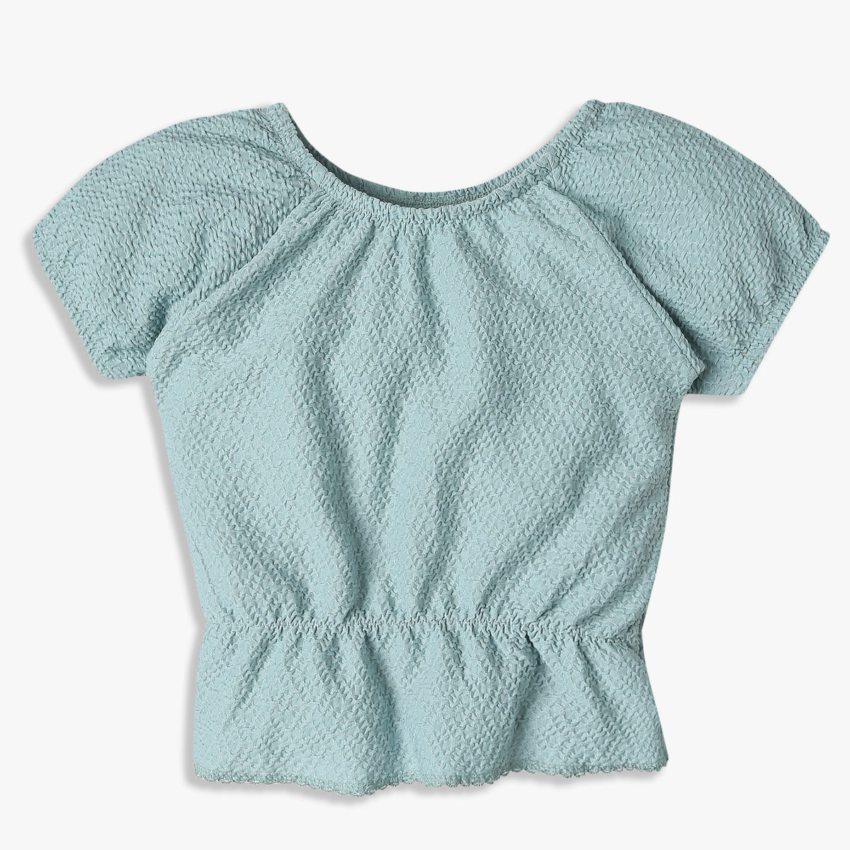 Girls Boxy Fit Scoop Neck T-Shirt