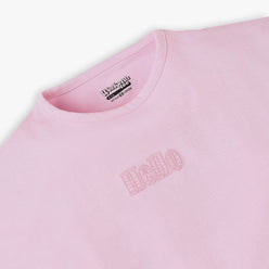 Girls Boxy Fit Solid Crew Neck Short Sleeve T-Shirt