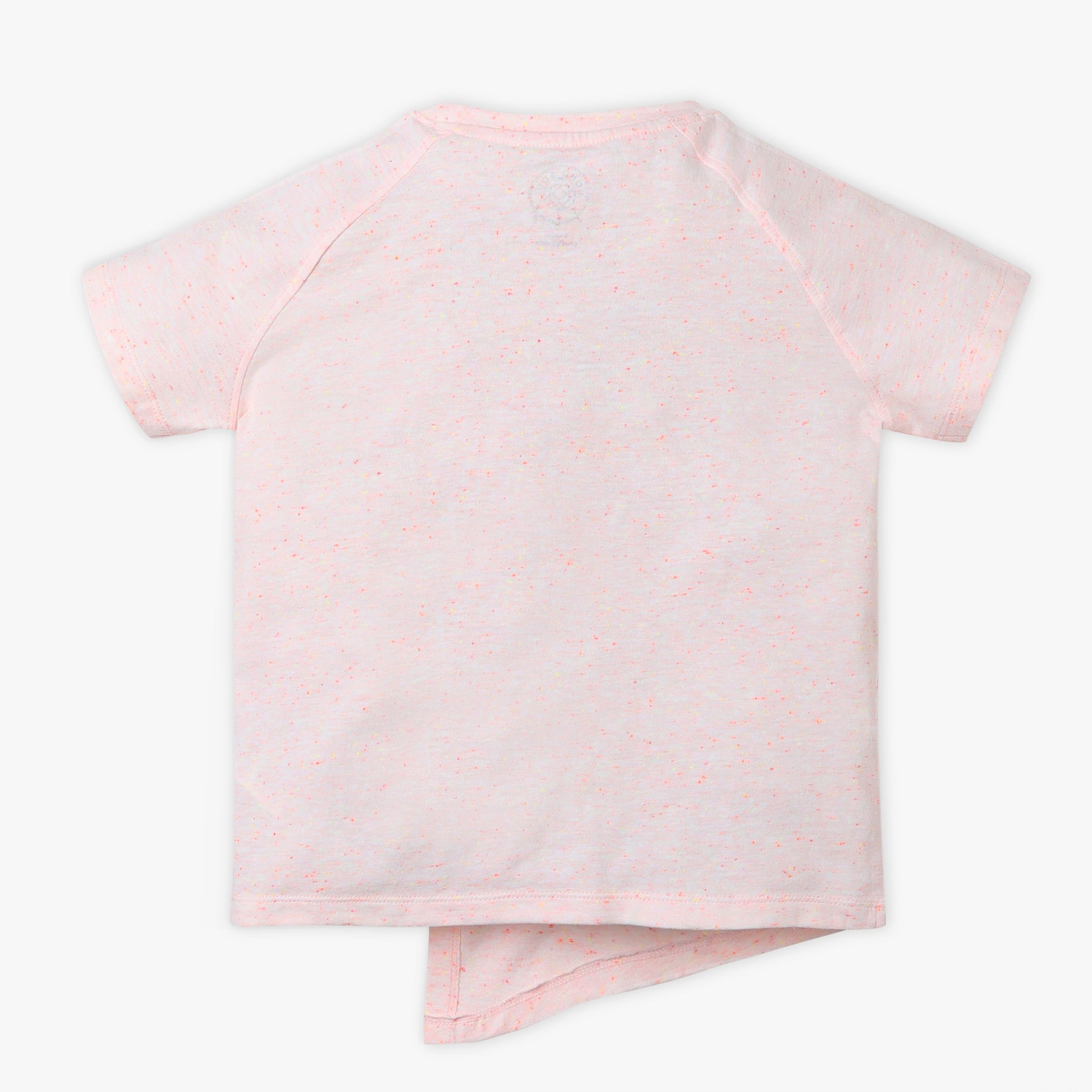 Girls Boxy Fit Printed Crew Neck T-Shirt