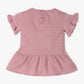 Girls Solid Round Neck T-Shirt