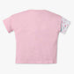 Girls Boxy Fit Cut and Sew Crew Neck T-Shirt