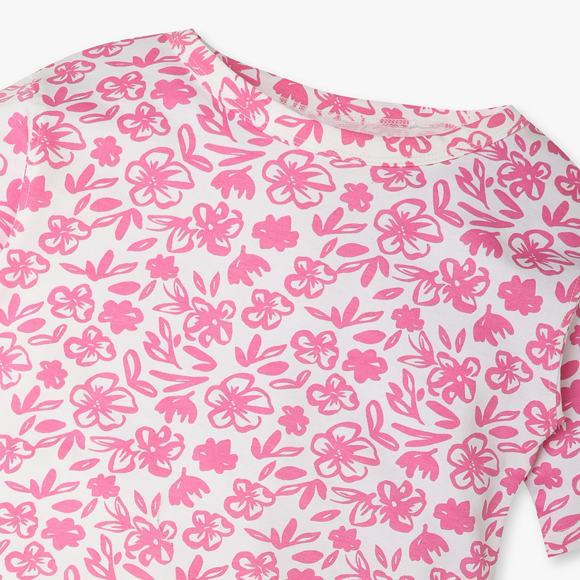 Girls Regular Fit Printed Crew Neck T-Shirt