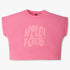 Girls Regular Fit Printed Crew Neck T-Shirt