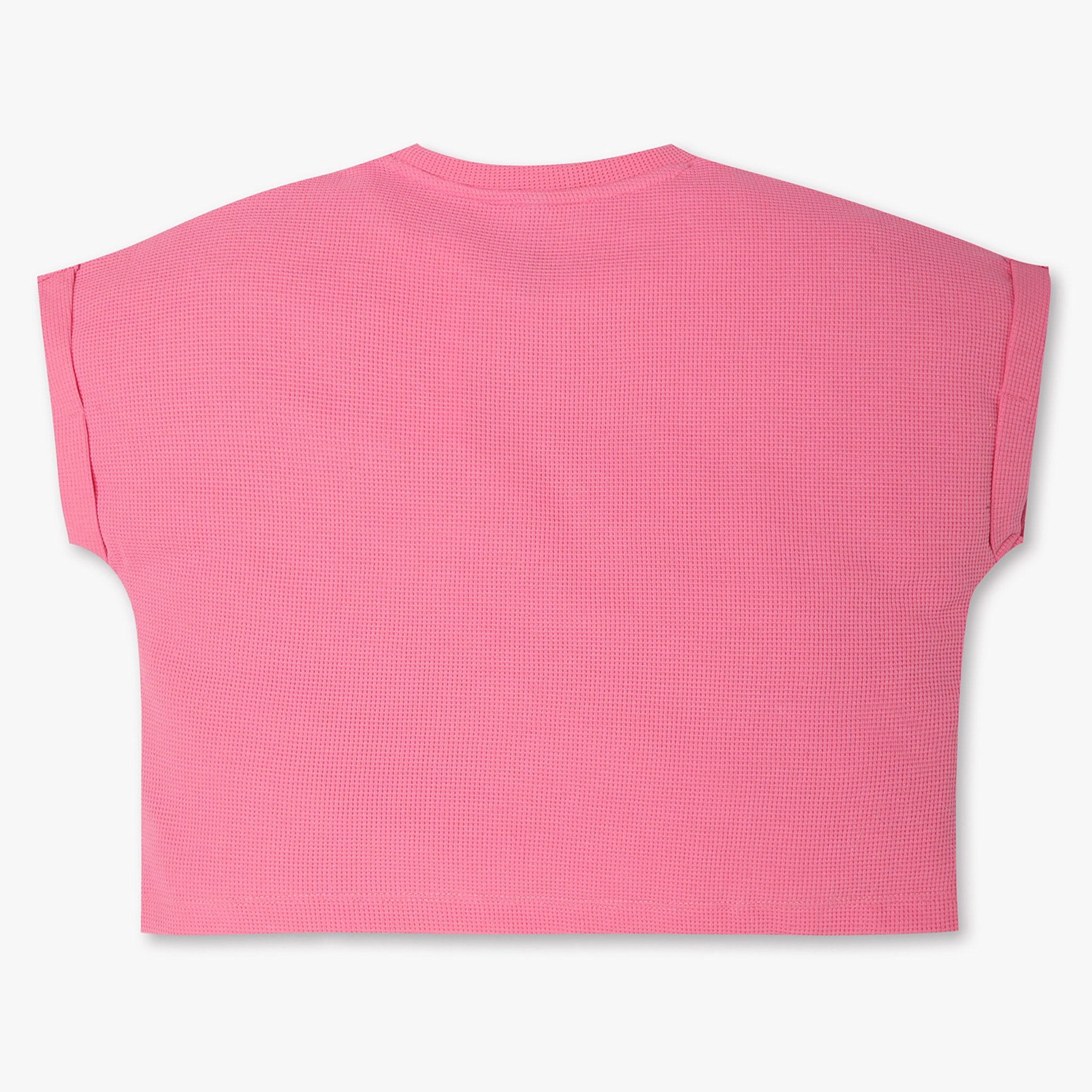 Girls Regular Fit Printed Crew Neck T-Shirt