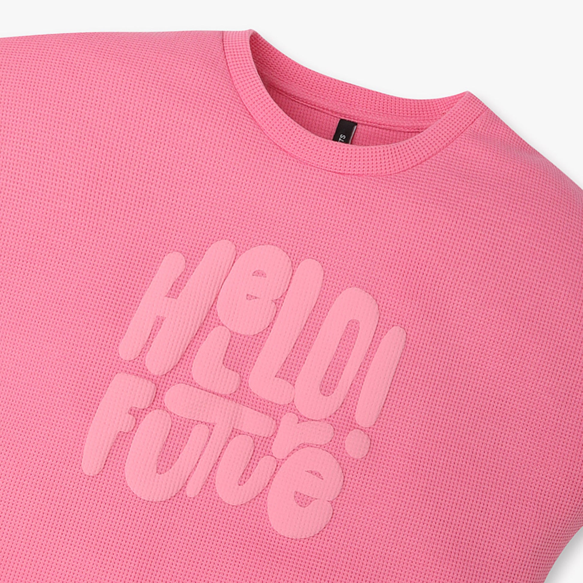 Girls Regular Fit Printed Crew Neck T-Shirt