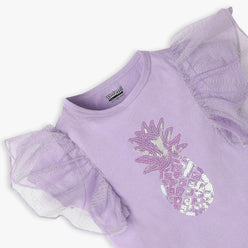 Girls Embellished Crew Neck Weekend T-Shirt