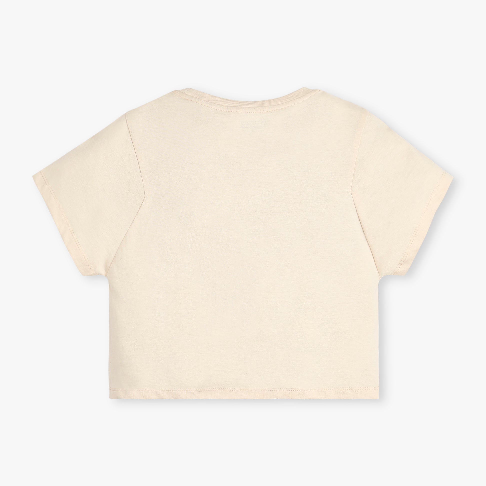 Buy Girls Boxy Fit Solid Short Sleeve T-Shirt  - Style Union