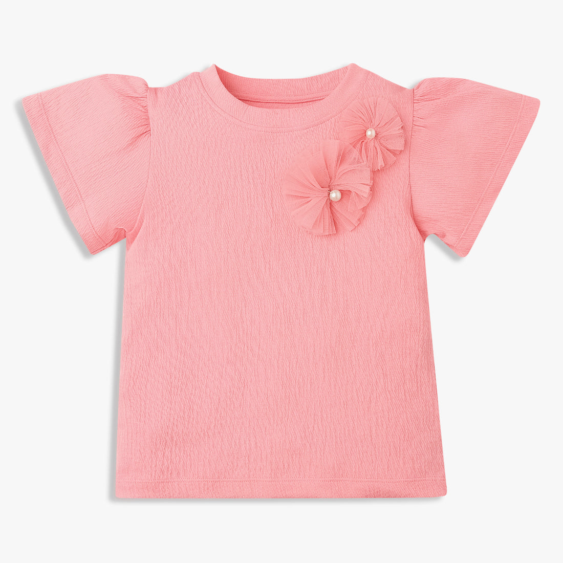 Girls Cotton Crew Neck Weekend T-Shirt