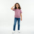 Girls Cotton Crew Neck T-Shirt