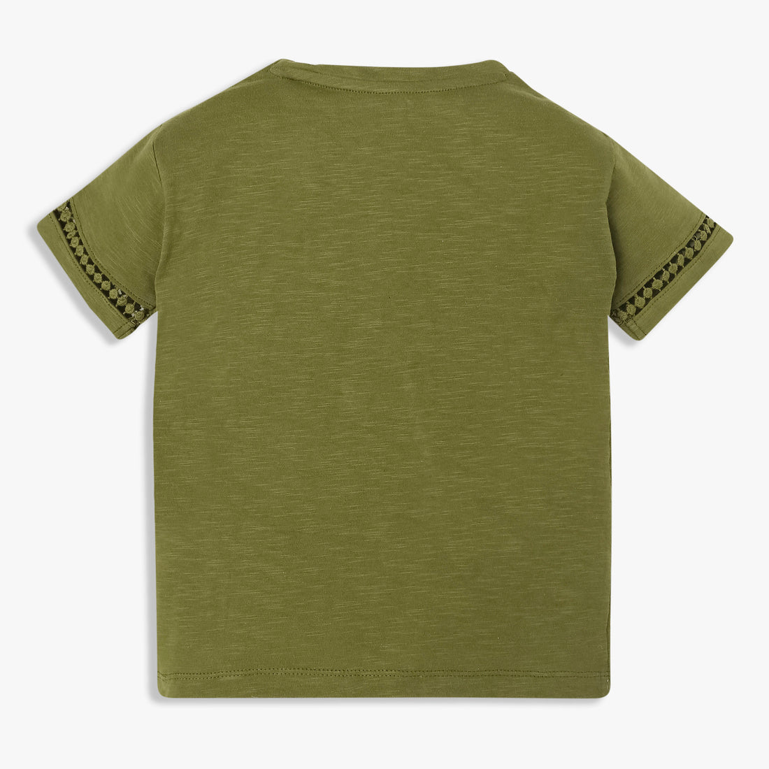 Girls Cotton Crew Neck T-Shirt
