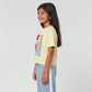 Girls Cotton Printed Weekend T-Shirt