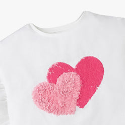 Girls Cotton Crew Neck Weekend T-Shirt