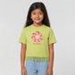 Girls Cotton Printed Weekend T-Shirt