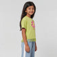 Girls Cotton Printed Weekend T-Shirt