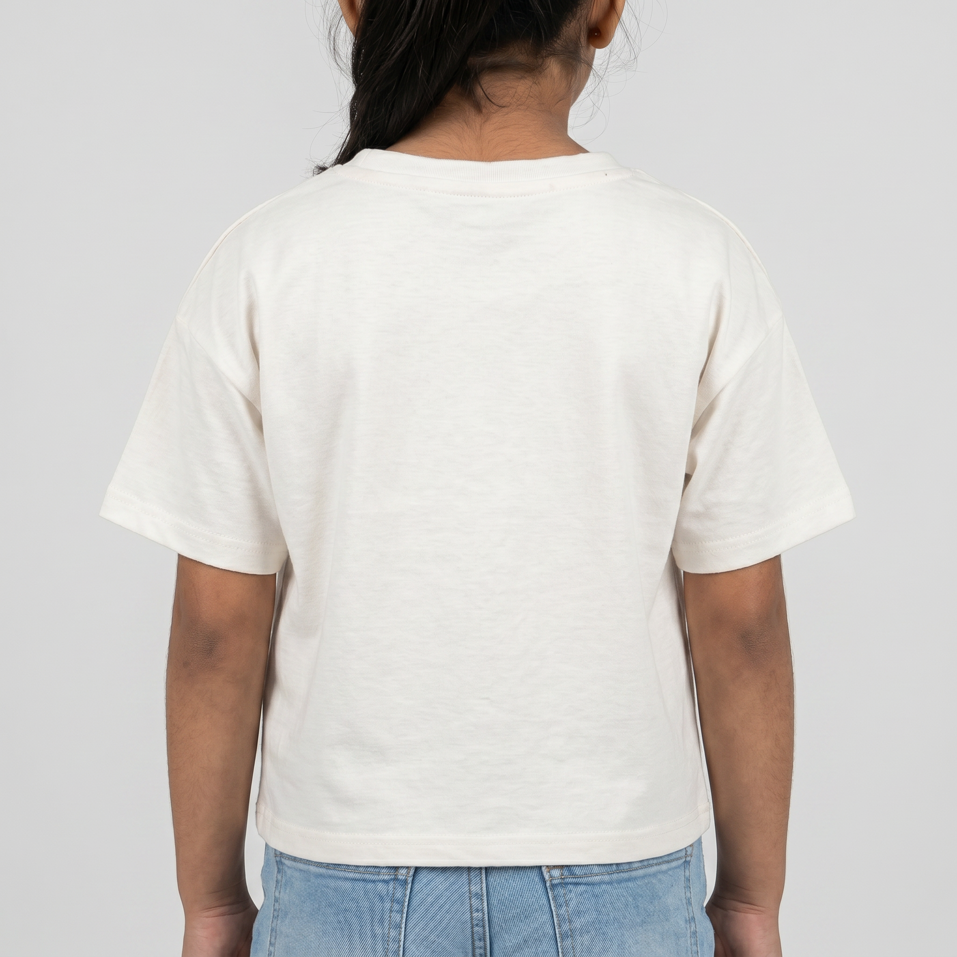 Girls Embellished Crew Neck T-Shirt