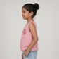 Girls Cotton Boxy Fit T-Shirt
