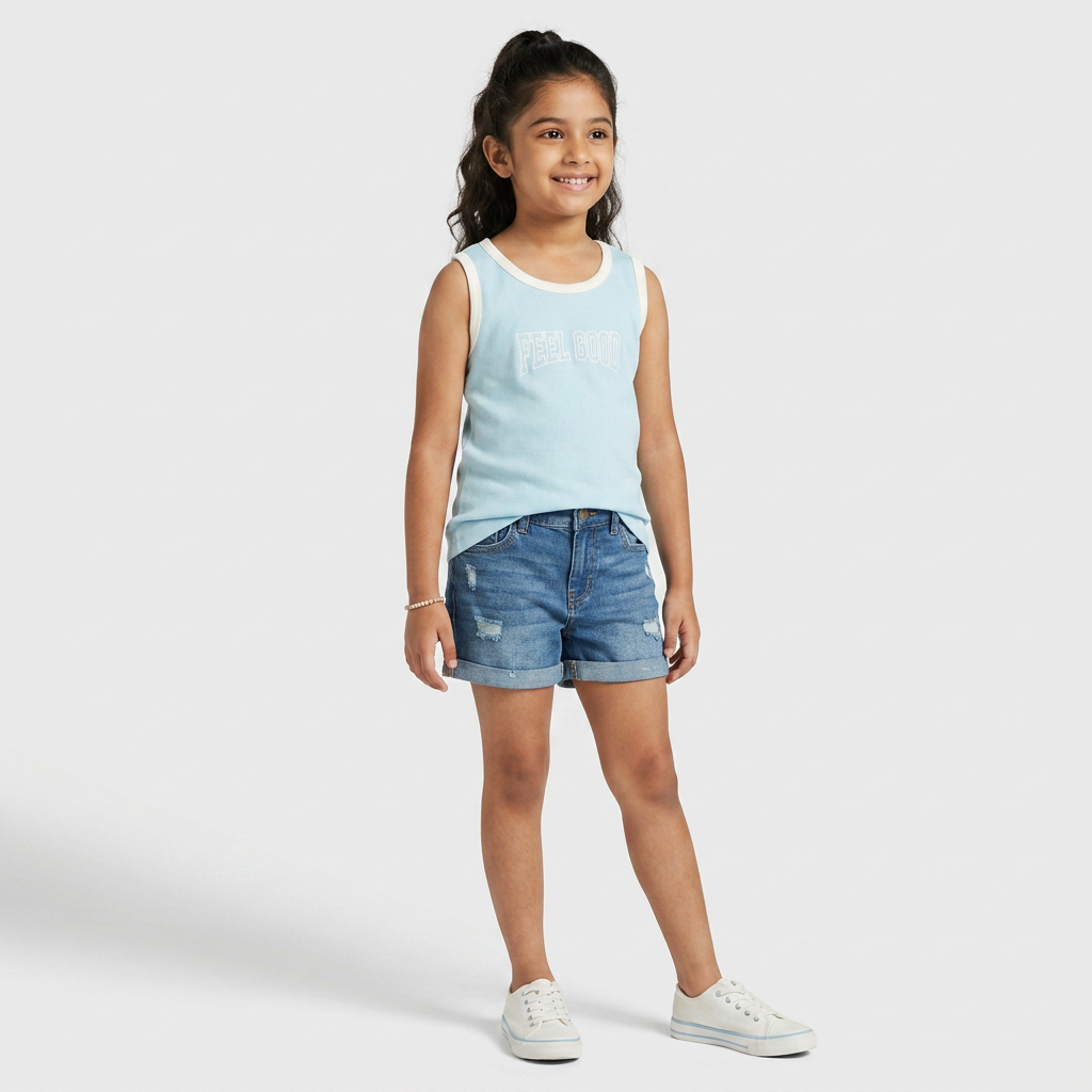 Girls Embroidered T-Shirt