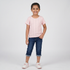 Girls Embellished Crew Neck T-Shirt