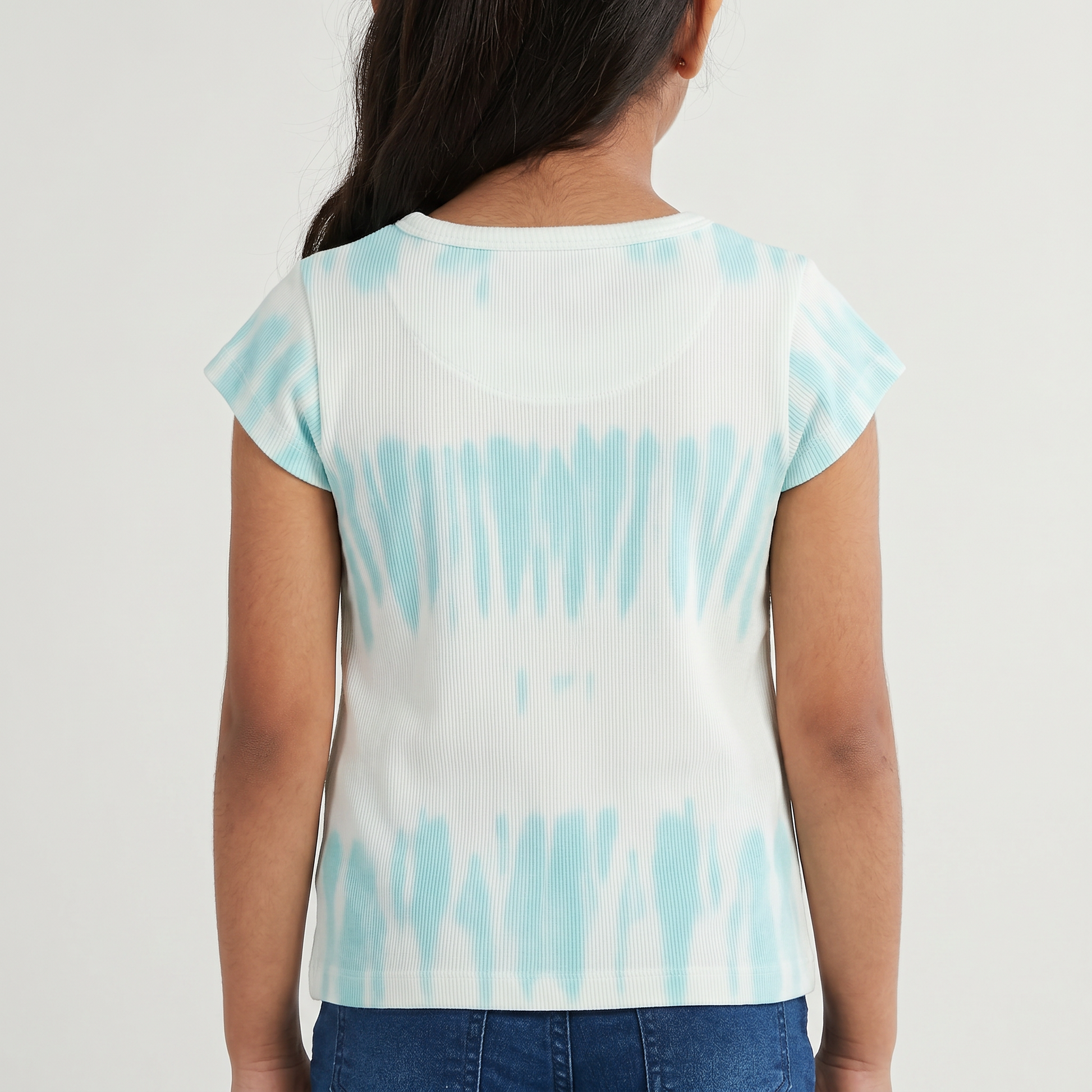 Girls Embellished Crew Neck T-Shirt