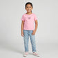 Girls Cotton Crew Neck T-Shirt