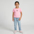 Girls Cotton Crew Neck T-Shirt
