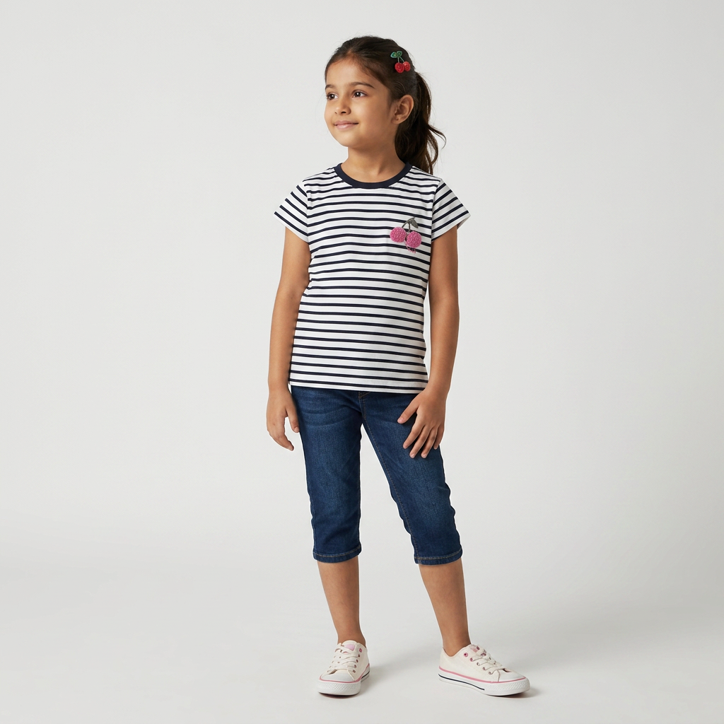 Girls Striped T-Shirt
