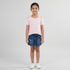 Girls Cotton Printed Crew Neck T-Shirt