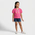 Girls Cotton Solid T-Shirt