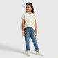 Girls Cotton Crochet T-Shirt