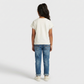 Girls Cotton Crochet T-Shirt