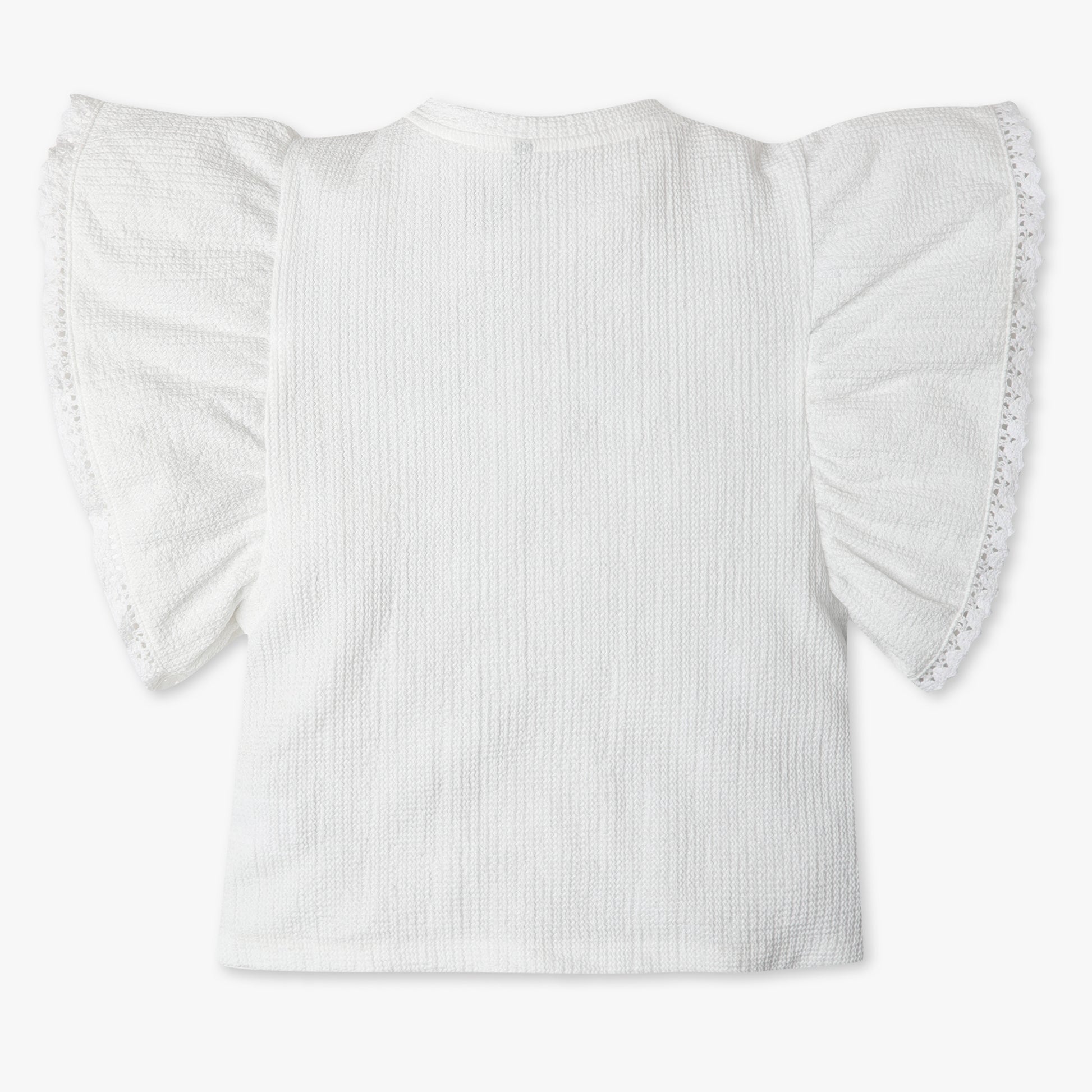 Girls Regular Fit Round Neck Solid Top