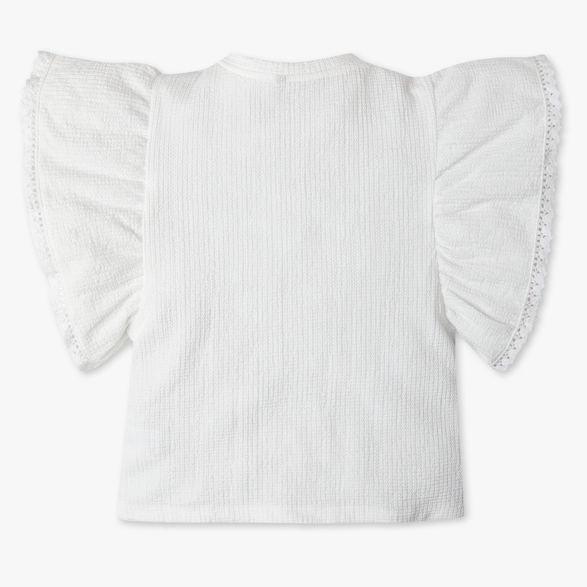 Girls Regular Fit Round Neck Solid Top