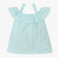 Girls Schiffli Woven Top