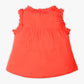Girls Regular Fit Solid Round Neck Sleeveless Top