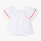 Girls Pleated Woven Top