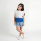 Girls Cotton Tie-Dye Woven Top