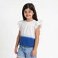 Girls Cotton Tie-Dye Woven Top