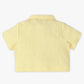 Girls Structured Woven Camp Collar Top